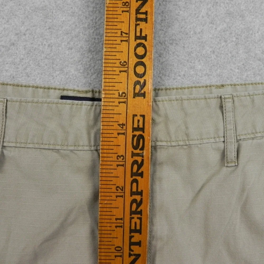 Levi Strauss Cargo Shorts Mens 44 Levi's Khaki Tan Ripstop Cotton Flap Pocket